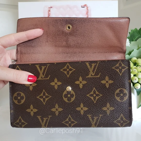 *SOLD* Authentic Pre-owned Vintage Louis Vuitton Tri-fold Long Wallet - Picture 6 of 15
